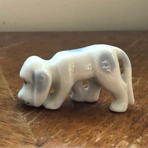 Small ceramic dog